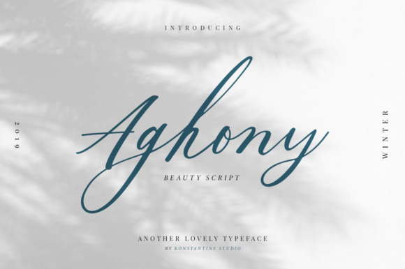 Aghony Script Font: Adding Playful Personality to Digital Layouts
