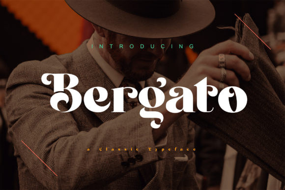Bergato Typeface: Elevating Small Business Brand Identity