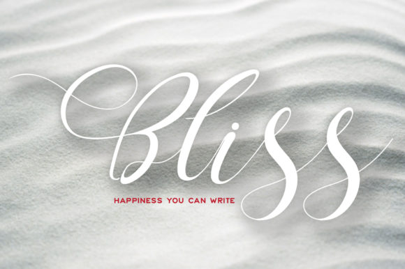 Bliss Typeface: Elevating Campaign Visuals with Romantic Script Design
