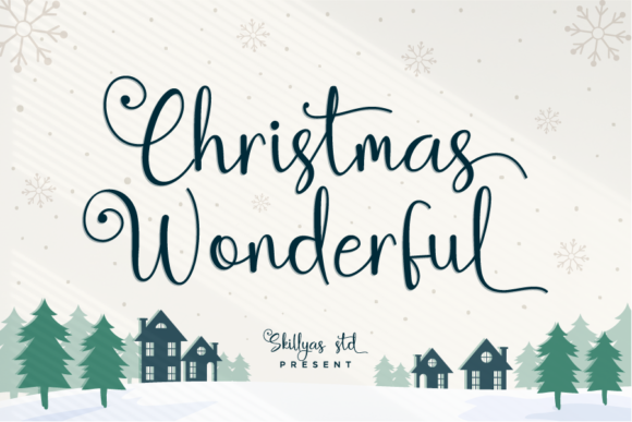 Christmas Wonderful: A Script Amp Typeface for Festive Campaign Design