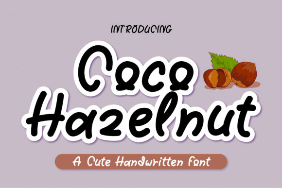 Coco Hazelnut Typeface: A Web Designer’s Take on Handwritten Warmth