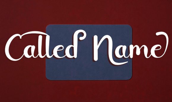 Elevate Editorial Design with the Called Name Handwritten Typeface
