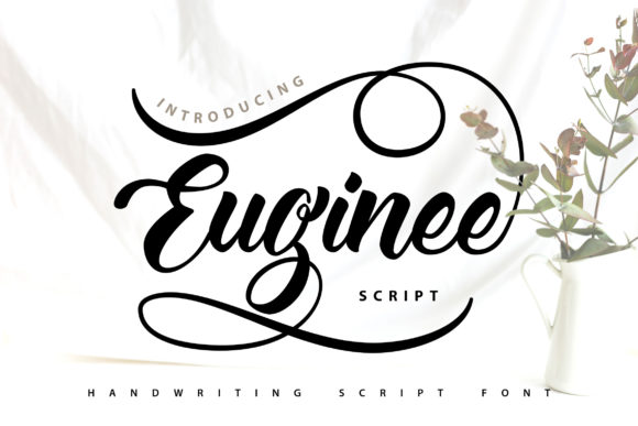 Euginee Font: A Graceful Script for Editorial Design