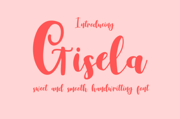 Gisela: A Timeless Handwritten Font for Crafters and Sellers