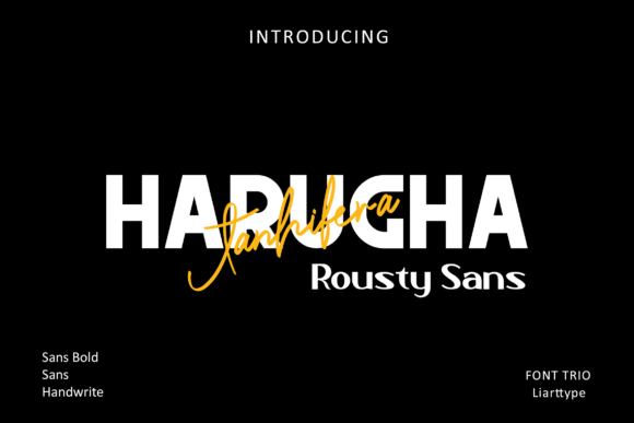 Harugha Jhanifera: A Modern Display Typeface for Digital Branding