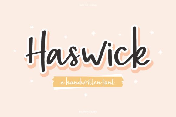Haswick: A Handwritten Font for Editorial Branding
