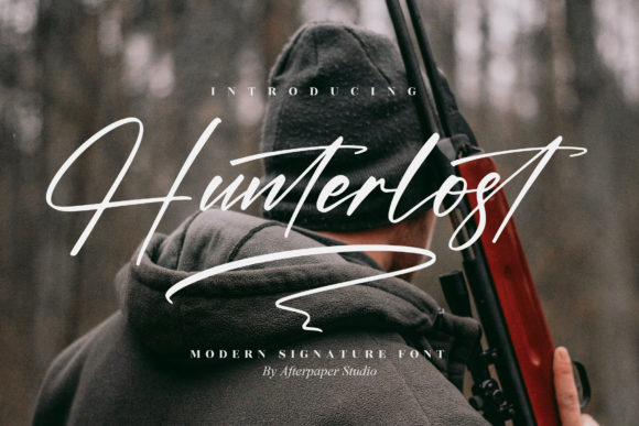 Hunterlost: The Elegant Script Typeface for Handmade Branding