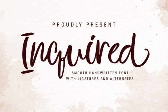 Inquired: The Elegant Handwritten Font for Scroll-Stopping Campaigns