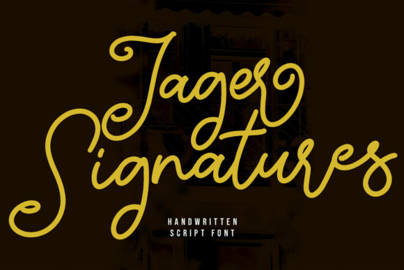Jager Signature Font: A Web Designer’s Go-To Script Typeface