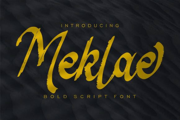 Meklae: A Premium Script Font That Elevates Branding for Small Businesses