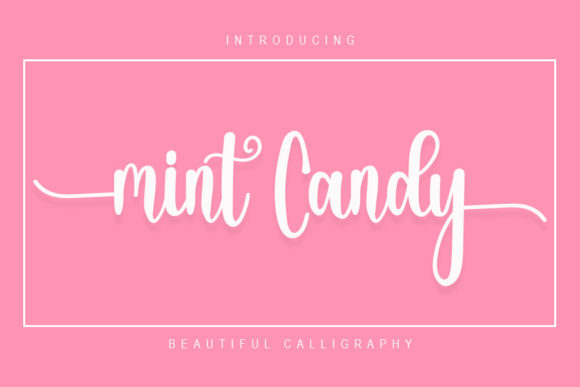 Mint Candy: The Elegant Script Font for Scroll-Stopping Social Media Graphics