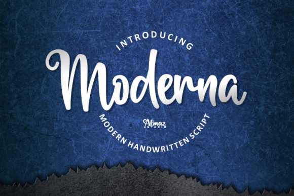 Moderna: The Elegant Script Typeface for Handmade Goods