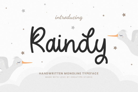 Raindy: A Handwritten Font That Brings Joy to Editorial Design