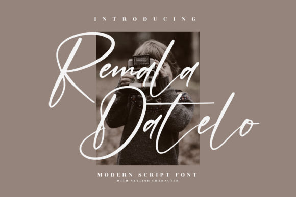 Remala Datelo: A Handwritten Font for Editorial Elegance
