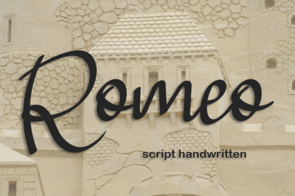 Romeo: The Elegant Handwritten Font for Cohesive Branding