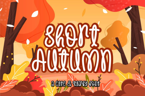 Short Autumn Font: A Handwritten Typeface for Creative Crafters