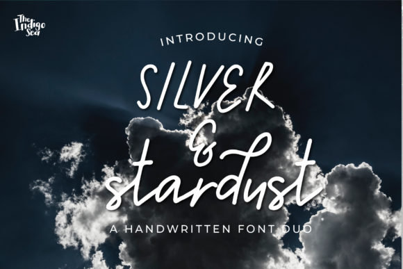 Silver Stardust Duo: A Versatile Font for Handmade Brands