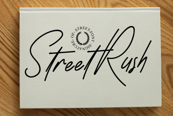 Street Rush Typeface: Elevate Your Handmade Brand