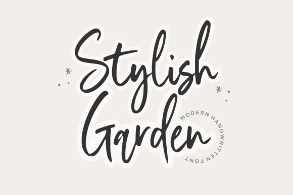 Stylist Garden: A Handwritten Typeface for Modern Web Design