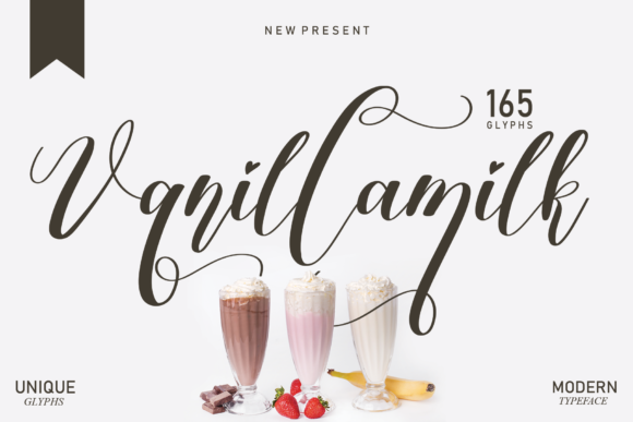 Vanilla Milk Typeface Review: Elevating Editorial Design with Modern Script