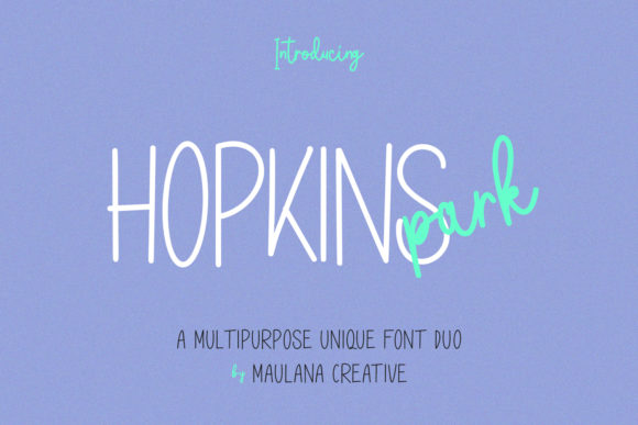 Why Hopkins Park Is the Duo Font Your Brand Identity Needs