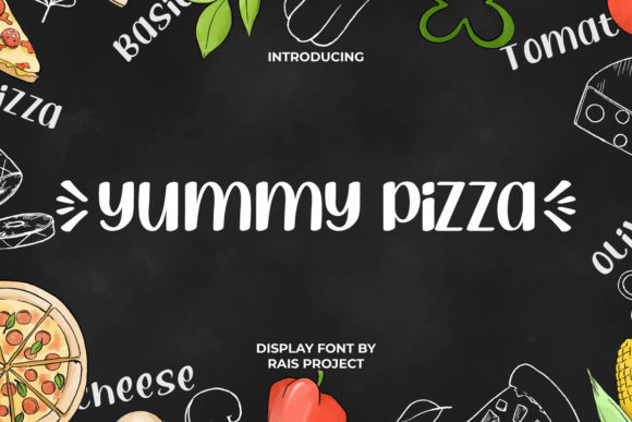 Yummy Pizza Font: A Casual Script That Elevates Creative Projects